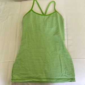 Lululemon Power Y Green tank top